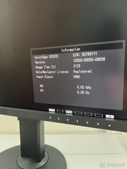 Profesionalny monitor Eizo Color Edge CG2420, iba 2125 hodin - 2