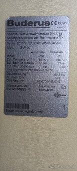 Zásobník,bojlér BUDERUS - 2