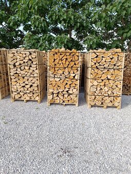 Palivové drevo 1.8m DUB BUK klietka ukladané štiepané - 2