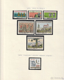 Československo 1970, zbierka stav /ʘ - 2