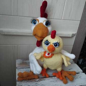 Kohút s kuriatkom. - 2