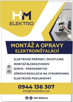 Ponúkam elektrikárske prace - 2