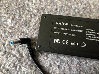 Nabíjačka na notebook HP 19,5V 3,33A 4,62A modrá tenká . - 2