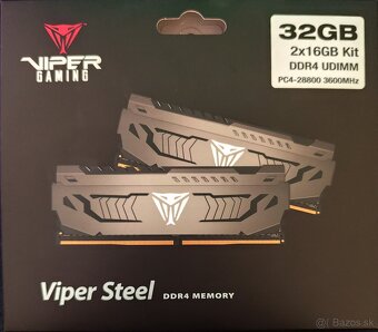 Viper Steel DDR4 3600MHz 32GB set - 2