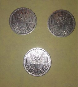 Rakúske, Nemecké, Belgické mince - 2