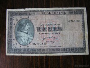 ČESKOSLOVENSKÉ BANKOVKY LONDÝNSKA EMISIA 1945 - 2