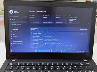 Predám Lenovo ThinkPad X280, i3 8.gen, 8GB, 256GB SSD #1 - 2