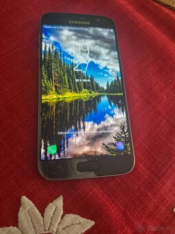Samsung S7 čierny používaný plné funkčný trochu dole pri dis - 2