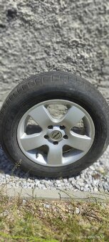 Letné pneumatiky na hliníkových diskoch Zafira r.2003 - 2