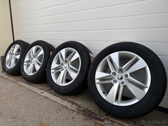 ORIGINAL ŠKODA SUPERB 3 DISKY 5x112 R17 215/55 R17 ZIMA - 2