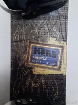 Snowboard HEAD 162cm + viazanie - 2