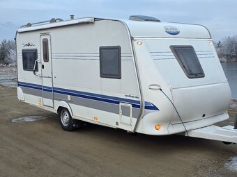 Obytny príves Hobby 495 - 2005 markiza, mover, nosic - 2