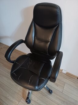 Kancelárska stolička - umelá koža - 2