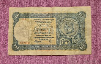 100 Korún Slovenských 1940 - 2