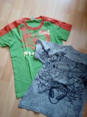 Tričká - krátky rukáv na 9-11 rokov - 4ks - 2