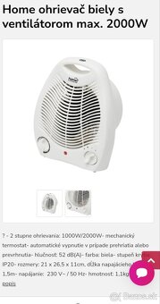 Ohrievač model VHS-3002F - 2