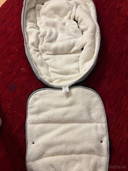 Fusak do autosedačky/ vajíčka+overal,oblečenie - 2