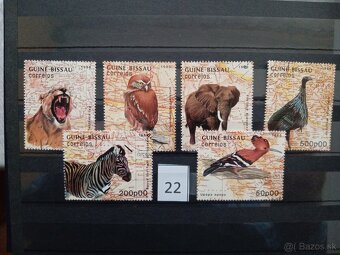 Poštové známky č.472 - AFRIKA II. - 20 sérií - 2