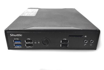 Pasívny minipočítač Shuttle DS20U (C-5205U, 4GB RAM, 500GB) - 2