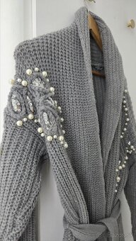 Kardigan s perlickami - 2