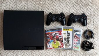 PS3 slim 320GB + hry - 2