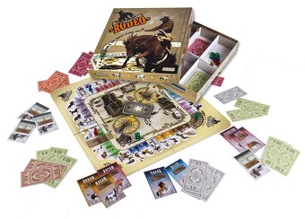 KRÁSNA SPOLOčENSKÁ HRA RODEO+zadarmo samolepky - 2