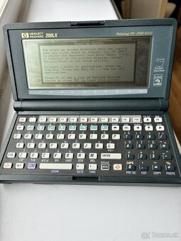 Predám zberateľský Palmtop HP LX200 - 2