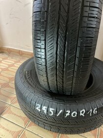 celoročné pneu 2ks 255/70R16 viem aj prezuť - 2