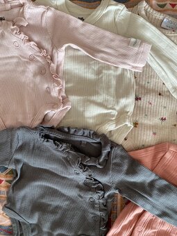 NOVE dievčenské bodycka +overal pre bábätko #suprava #kombin - 2