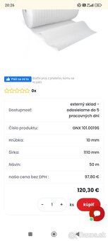 Penová fólia 10mm, 1m, 50m - 2