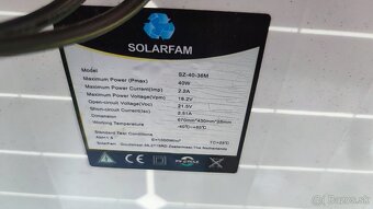 Solárny panel 40W - 2