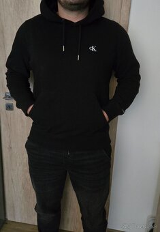 Calvin Klein Jeans – Pánska mikina s logom velkosť XL - 2