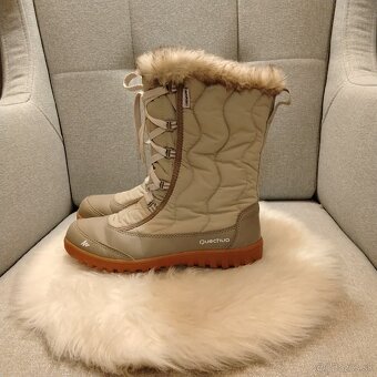 Béžové trendy snehule Quechua c. 36 - 2