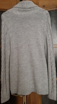 Pánsky sveter H&M sivý veľkosť S - 2