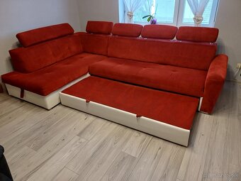 Veľká rohová sedačka. - 2