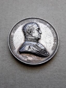 Strieborná medaila maršál Radetzky, vzácna - 2