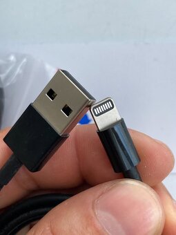 Čierny Originál Apple Lightning to USB Cable 1 m Black - 2