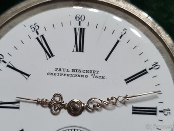 Strieborné, vreckové hodinky,Longines. - 2