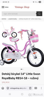 Nový detský bicykel 14" - 2