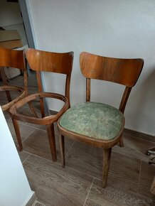 3 kusy vintage stoličky - 2