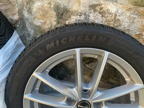Zimné pneumatiky 17” 5x114,3 Michelin Alpin 6 a disky Borbet - 2