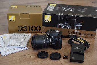 Nikon D 3100 + VR objektiv 18-105 AF-S - len 6 000 snimkov - 2