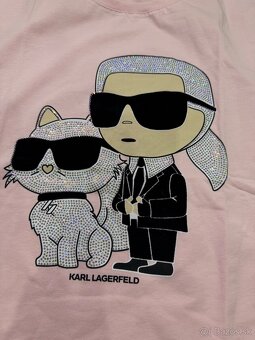 Karl Lagerfeld tričko ružové - 2