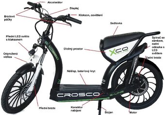 Ponúkam na predaj elektrokolobežku Crosco - 2