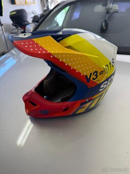 Prilba FOX V3 DRAFTR BLUE (M) - 2