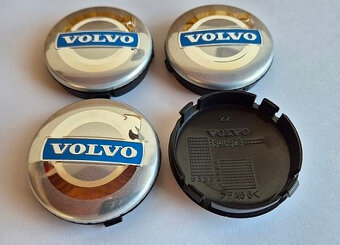 VOLVO -stredové krytky hliníkového disku 64mm - 2
