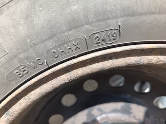 Pneu 205/55 r16 + plechove disky 5x112 - 2