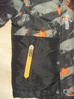 Top stav super teplá zimná bunda veľ.110 s hrejivým flísom - 2