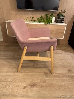Ružové kreslo ikea - 2
