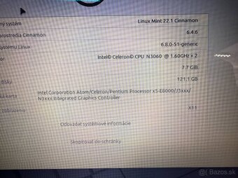 Notebook Dell Celeron N3060 / 8GB RAM / 128GB SSD / HD - 2